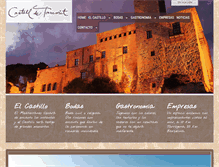 Tablet Screenshot of castillotamarit.com